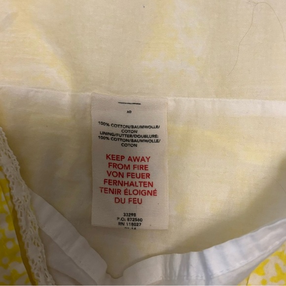 Mini Boden Yellow Floral Dress. Size 7-8 Years. - Picture 6 of 6